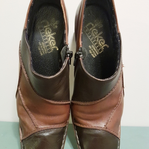 Rieker heeled side zip shoes - Picture 2 of 5